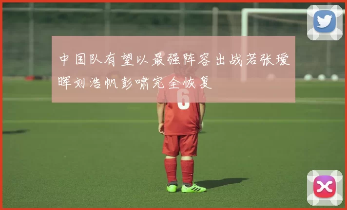中国队有望以最强阵容出战若张瑷晖刘浩帆彭啸完全恢复
